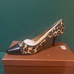 Stylish cute Coach leopard heels !!!